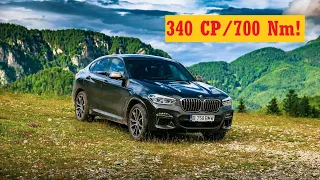 BMW X4 M40d e un MONSTRU confortabil - Test în română 4K