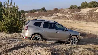 Offroad track with Dacia Duster 4x4