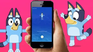 Bluey quiere saber como esta el clima en tu Pais Llamada Falsa