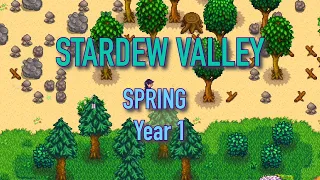 Stardew Valley - Spring, Year 1 (Full Gameplay, No Commentary)