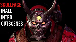 DOOM Eternal | Skullface Slayer in ALL Intro Cutscenes! (Ultra-Nightmare Skin) 🎥
