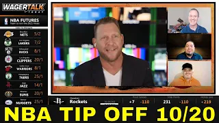 NBA Picks and Predictions | NBA Opening Night Betting Preview | Tip-Off Show for Oct 20