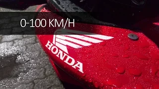 Honda CBF125 0-100 kph
