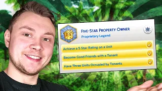 Becoming a 5-star property owner in The Sims 4 Get Glitchy (For Rent Series)