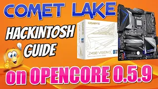 10th Gen Intel COMET LAKE Chipset Guide on OPENCORE HACKINTOSH .... Learn Opencore the Easy Way!