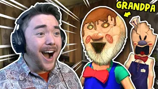 Rod Took Us TO HIS GRANDPA’S HOUSE!!! (so weird) | Ice Scream 2 Mobile Horror Ripoffs