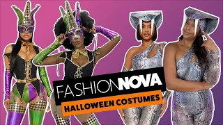 Trying WILD Fashion Nova Halloween Costumes!