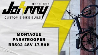 Custom E-bike Build: Montague Paratrooper Folding Bike w/ 750w Bafang Mid Drive BBS02 48v 17.5ah