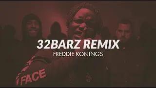 Freddie Konings - 32 Barz Remix ft. Zwangere Guy & Purple Goonz (prod. by Rango)
