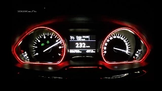 Peugeot 208 GTi 2014 - acceleration 0-220 km/h, top speed test and more