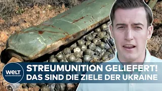 STEUMUNITION-EINSATZ: Das plant die Ukraine mit den Bomben aus den USA im Krieg gegen Russland