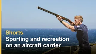 Sporting and recreation on an aircraft carrier | UK Carrier Strike Group