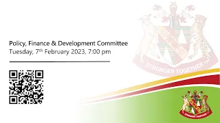 Policy, Finance & Development Committee | Tuesday, 7th February, 2023 7.00 pm