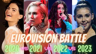 Eurovision Battle - 2020 vs 2021 vs 2022 vs 2023