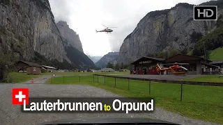Driving from Lauterbrunnen to Orpund - Scenic Drive Switzerland!