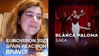 EUROVISION SPAIN REACTION - BLANCA PALOMA - EAEA - BENIDORM FEST