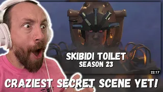 CRAZIEST SECRET SCENE YET! skibidi toilet - season 23 (all episodes) REACTION!!!