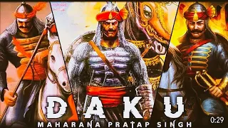 DAKU FT.MAHARANA PRATAP ATITUDE STATUS 🔥🚩💪 #status #viral