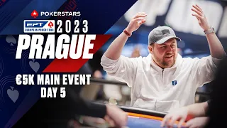 EPT Prague 2023: €5K Main Event - Day 5 Livestream ♠️ PokerStars