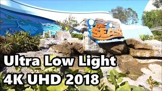 The Seas with Nemo and Friends at Epcot | Ultra Low Light | Full Ride 2018 4K POV