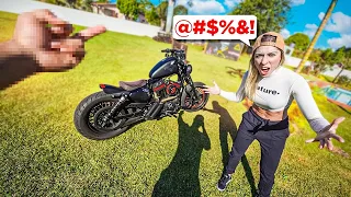 A EX DONA DA MINHA MOTO VEIO ARRUMAR BR1GA! *ela quer a moto de volta*