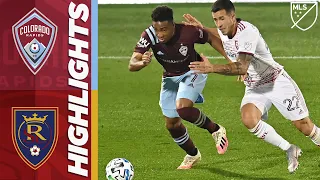 Colorado Rapids vs. Real Salt Lake | August 22, 2020 | MLS Highlights