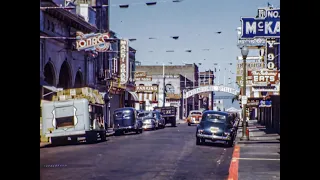 1947 16mm Film Home Movie - ROAD TRIP TO CALIFORNIA