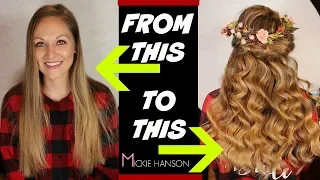 How to get bridal hair with perfect curls and thick braids💋M by Mickie