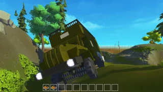 Scrap Mechanic мои постройки: Урал - 4320 - 10 автодом ( делал с оригинала )