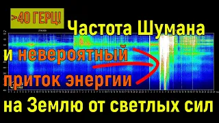 Частота Шумана и невероятный приток энергии на Землю от светлых сил