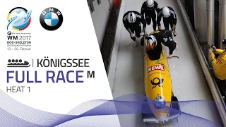 Full Race 4-Man Bobsleigh Heat 1 | Königssee | BMW IBSF World Championships 2017