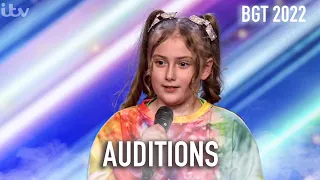 Immi Davis: SHOCK! SHY 9-Year-Old Stuns Simon Cowell With "I Put A Spell On You" | BGT 2022