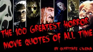 100 Greatest Horror Movie Quotes of All Time (Sub. Esp.)