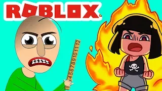 Балди МЕШАЕТ проходить симулятор БОГА в Роблокс - Паркур BALDI из Roblox Obby челлендж