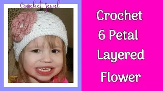 Easy Layered Crochet Flower Tutorial for Beginners: Step-by-Step Guide