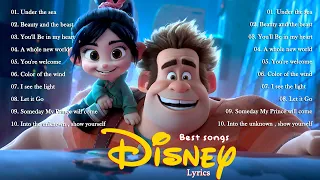 New Walt Disney Songs Playlist 🎶The Ultimate Disney Classic Songs Playlist💟Under the sea ,Let it Go
