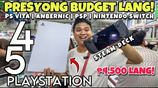 PRESYONG MURANG NINTENDO SWITCH, PS VITA | PSP | STEAM DECK | PLAYSTATION 5 AND 4 SULIT NGA BA??