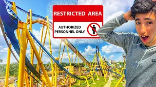 How We Went Into RESTRICTED Areas of Busch Gardens