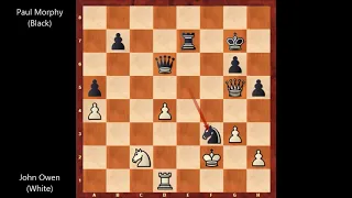 John Owen vs Paul Morphy - London (1858) #163