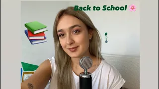 AMSR în română | Back to school | Relax | Tapping 📚🖊💕 (vorbim despre școala)