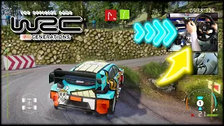 Ford Puma Rally1 Germany Epic stage / WRC Generations Thrustmaster TSS Handbrake +TH8A  Shifter