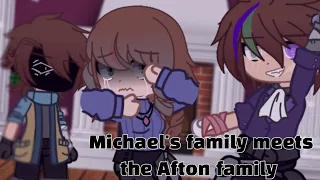 Michael's family meets the Afton family // gacha fnaf // highly requested