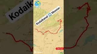 How to reach munnar from kodaikanal ❓ #placestovisit #roadtrip