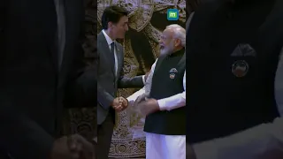 PM Modi Welcomes Canadian PM Justin Trudeau #g20 #g20summit #g20india #pmmodi #canada #justintrudeau