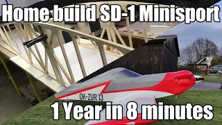 Slideshow, How I built Minisport SD-1 - Small and funny Ultralight airplane