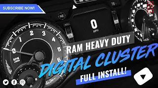 2019+ Ram 2500 - Digital Speedometer Cluster - The Build Episode 21 by Infotainment.com