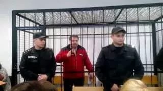 Руслан Коцаба виступив перед судовим засідання у кримінальній справі