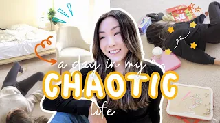 A Day in my Chaotic Life VLOG | Working from Home | Houseplant Care | Motherhood | Creating Content
