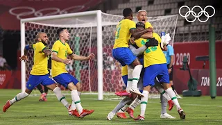 ⚽ Brazil and Spain through to the Olympic final | #Tokyo2020 Highlights