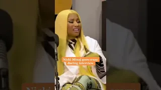 Nicki Minaj Goes Crazy During Interview